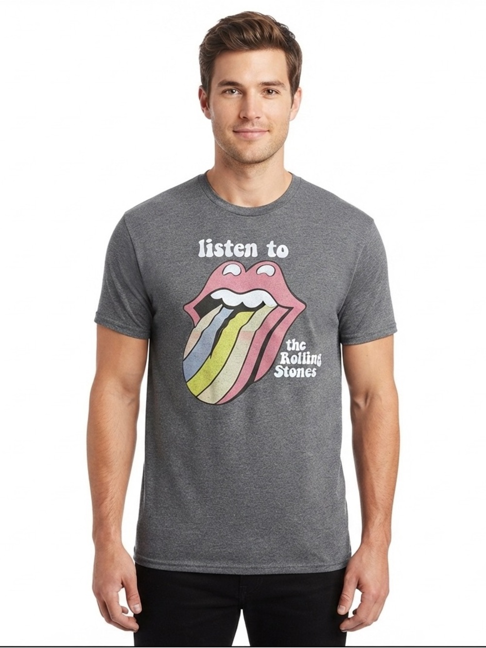 The Rolling Stones Listen To Band Tee Shirt
